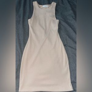 Meshki Pania ribbed sleeveless mini dress